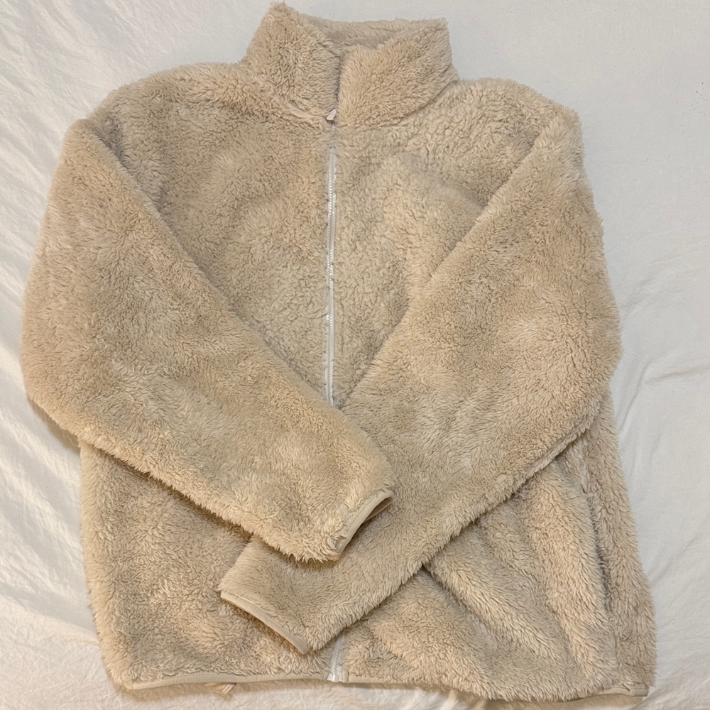 Cozy Cream Fleece Jacket